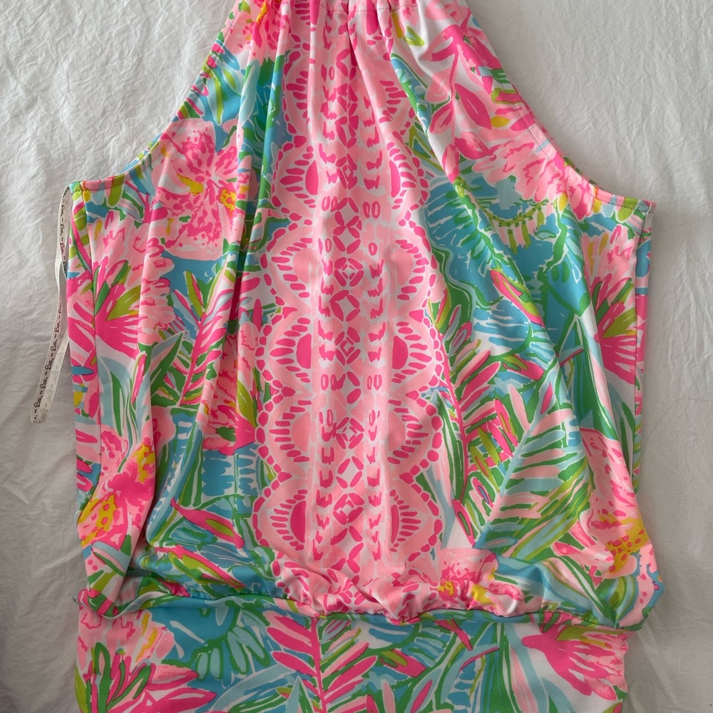 Lily Pulitzer Halter with Gold Straps